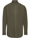 Luis Steindl Traditional shirt with tucks (Olive)