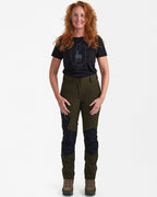Deerhunter Women's trousers Northward (Bark Green/Black)