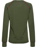 Parforce Women's base layer long sleeve merino mix (Olive)