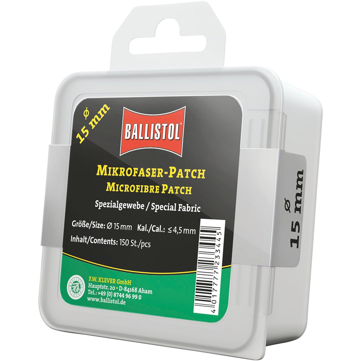 BALLISTOL Mikrošķiedras ielāpi 15 mm