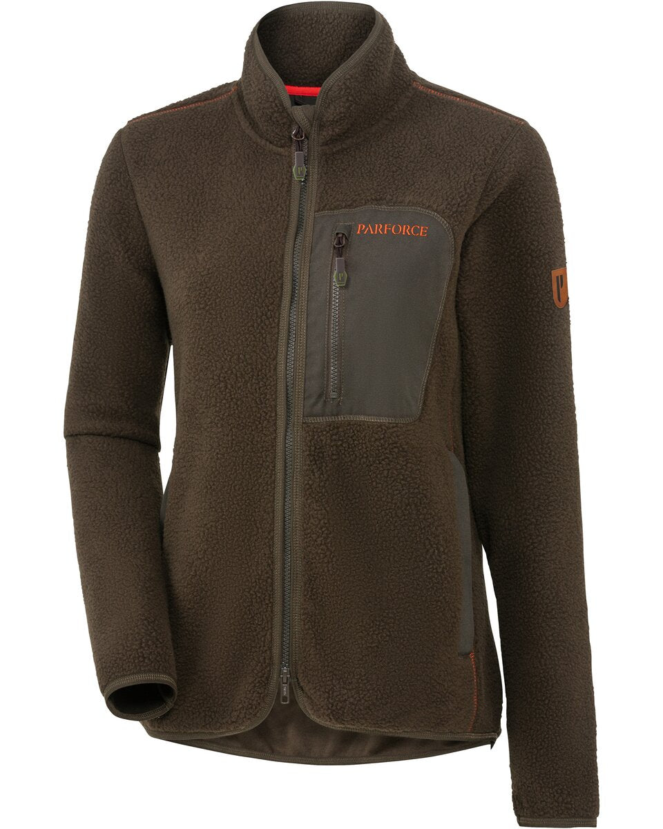 Parforce Women's Performance Sherpa Fleece Jacket (Olive)