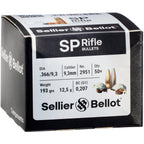 Sellier & Bellot Bullets .366 Tlm FK 12.5g/193grs. (Kaliber .366 (9,3 mm)) — Pack of 50 pcs