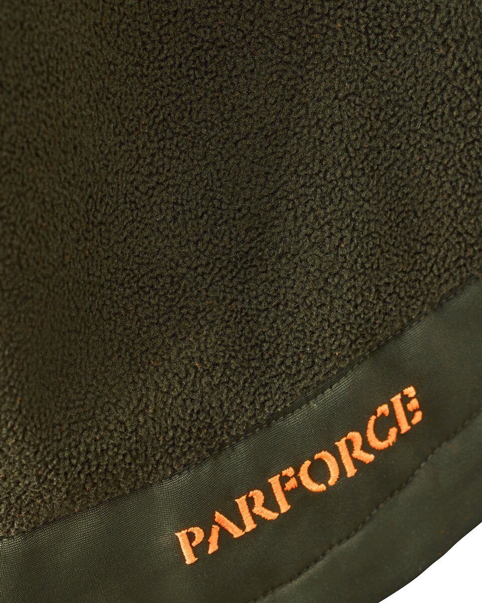 Parforce Women's reversible fleece jacket Reverse Pro (Olive/signal orange)
