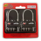 SKB CASES TSA Combination Padlock with Cable - Pack of 2