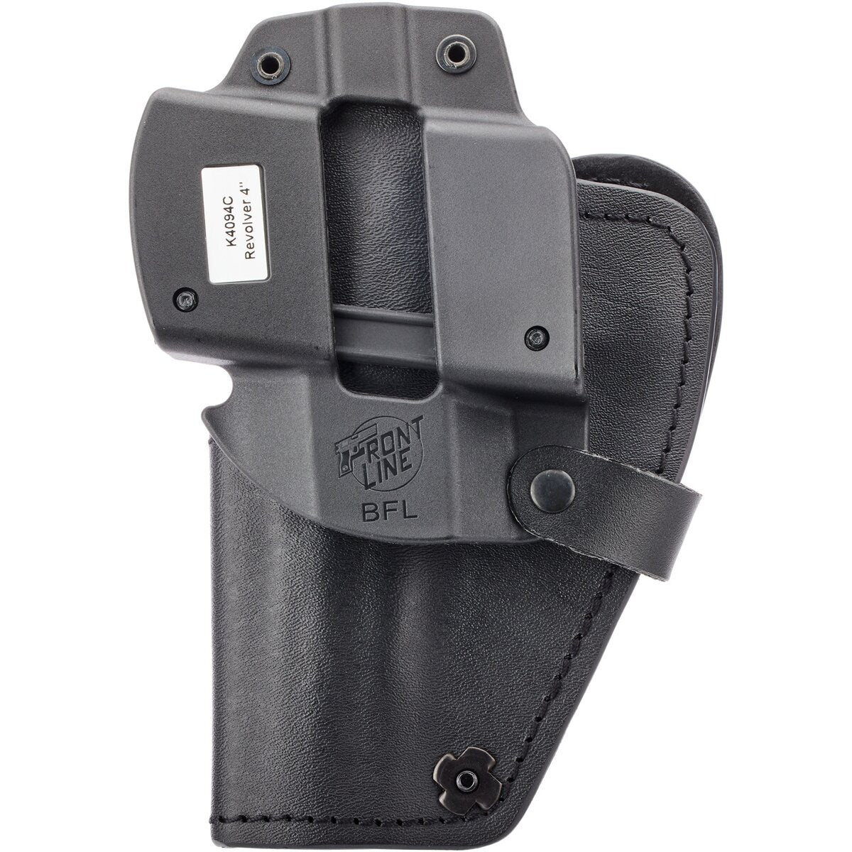 Front Line Holster Open Top Kydex BFL lined (4" Rev. 38)