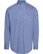 Luis Steindl Oxford shirt with stand-up collar (Light Blue)