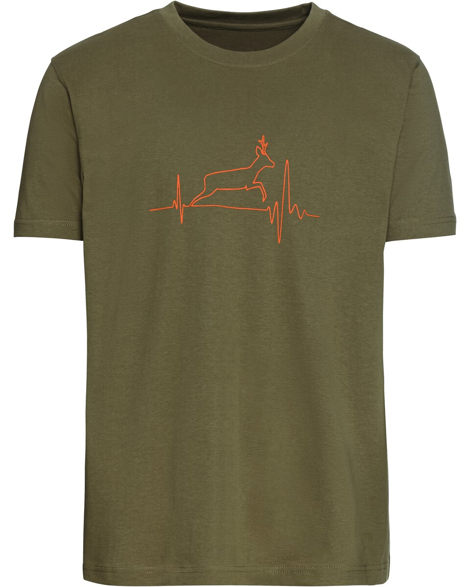 Parforce T-Shirts 4-pack hunting print (Olive)