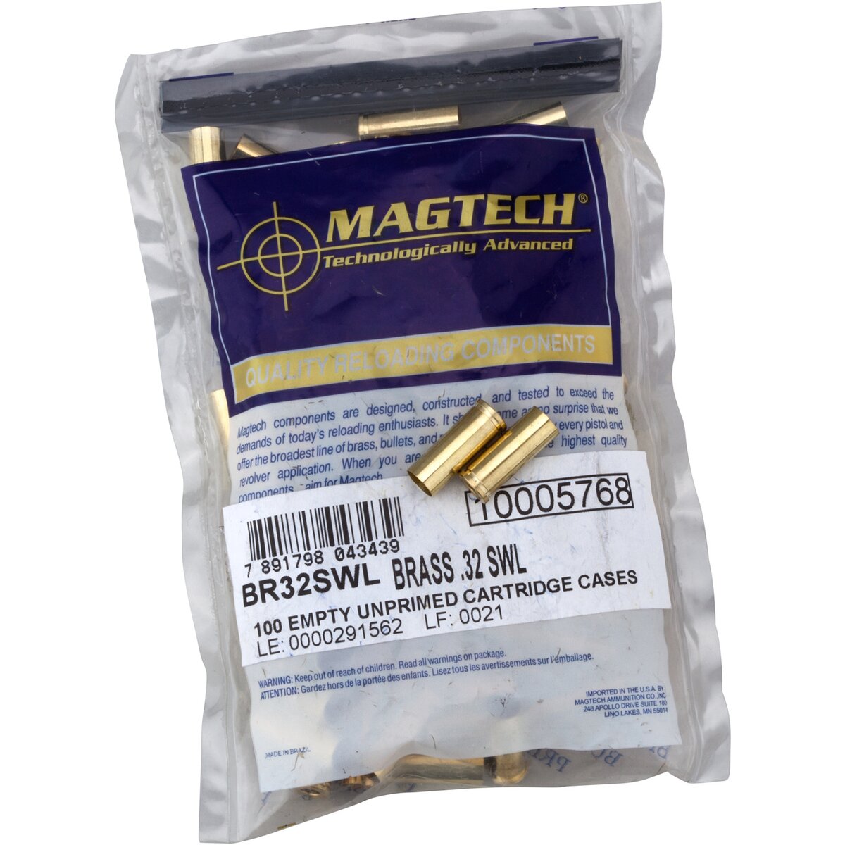 Magtech Cases .32 S&W long (Caliber .32 S&W Long) — Pack of 100 pcs