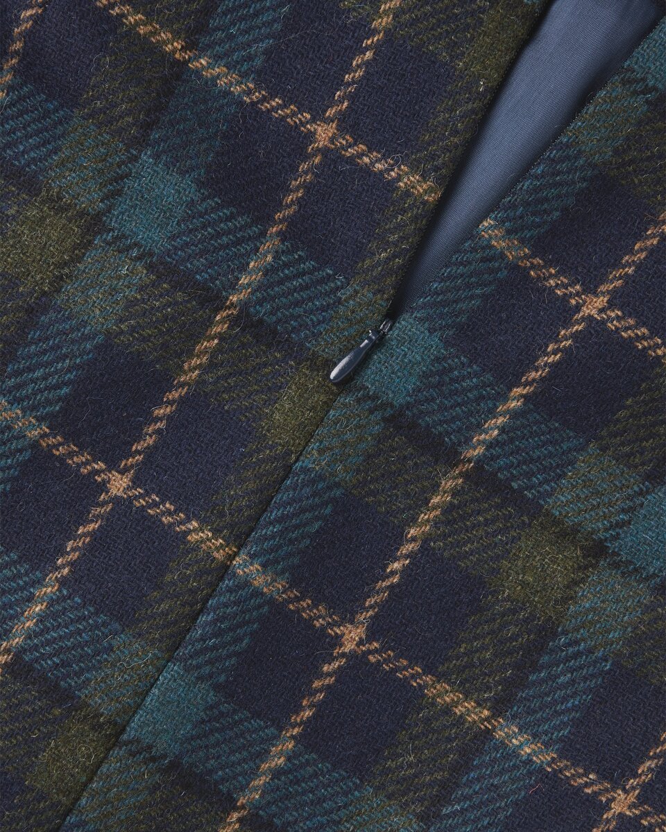 Highmoor Check skirt (Dark blue/green)