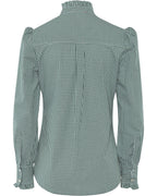 Reitmayer Vichy check blouse (Green)