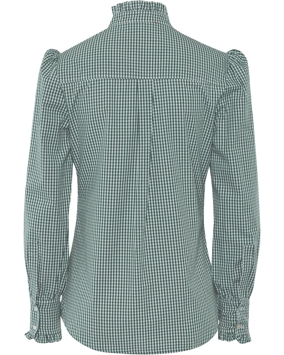 Reitmayer Vichy check blouse (Green)