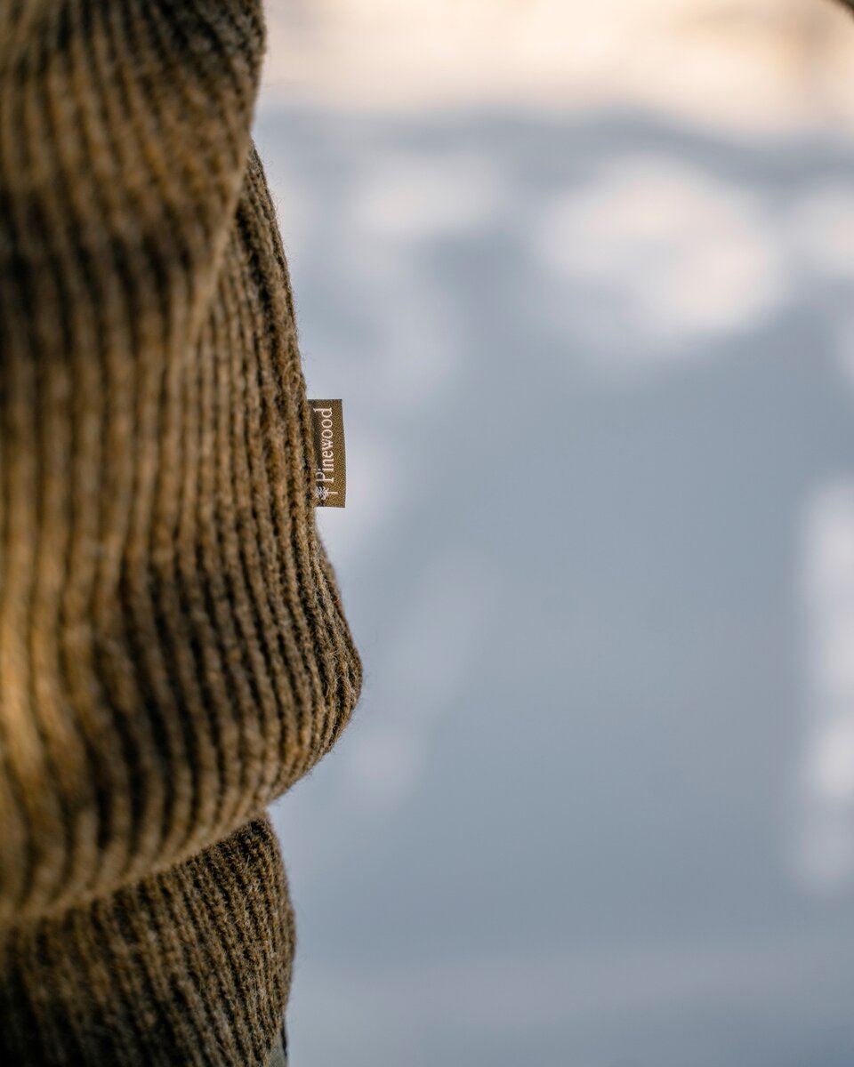 Pinewood Round neck sweater Lapland Rough (Moss Green)