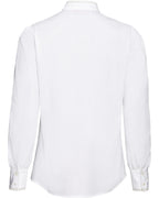 Reitmayer Stand-up collar blouse with lace (White)