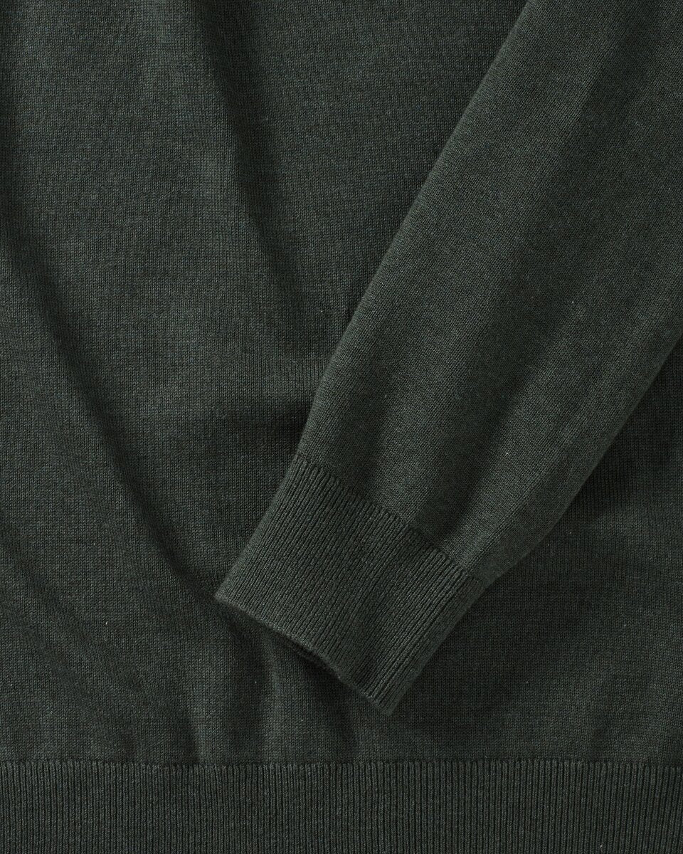 Highmoor polo sweater (Dark Khaki)