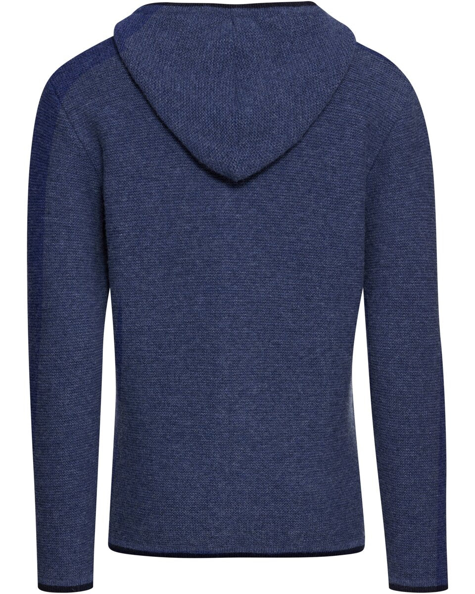 Reitmayer Left-handed cardigan with hood (Blue/Navy)