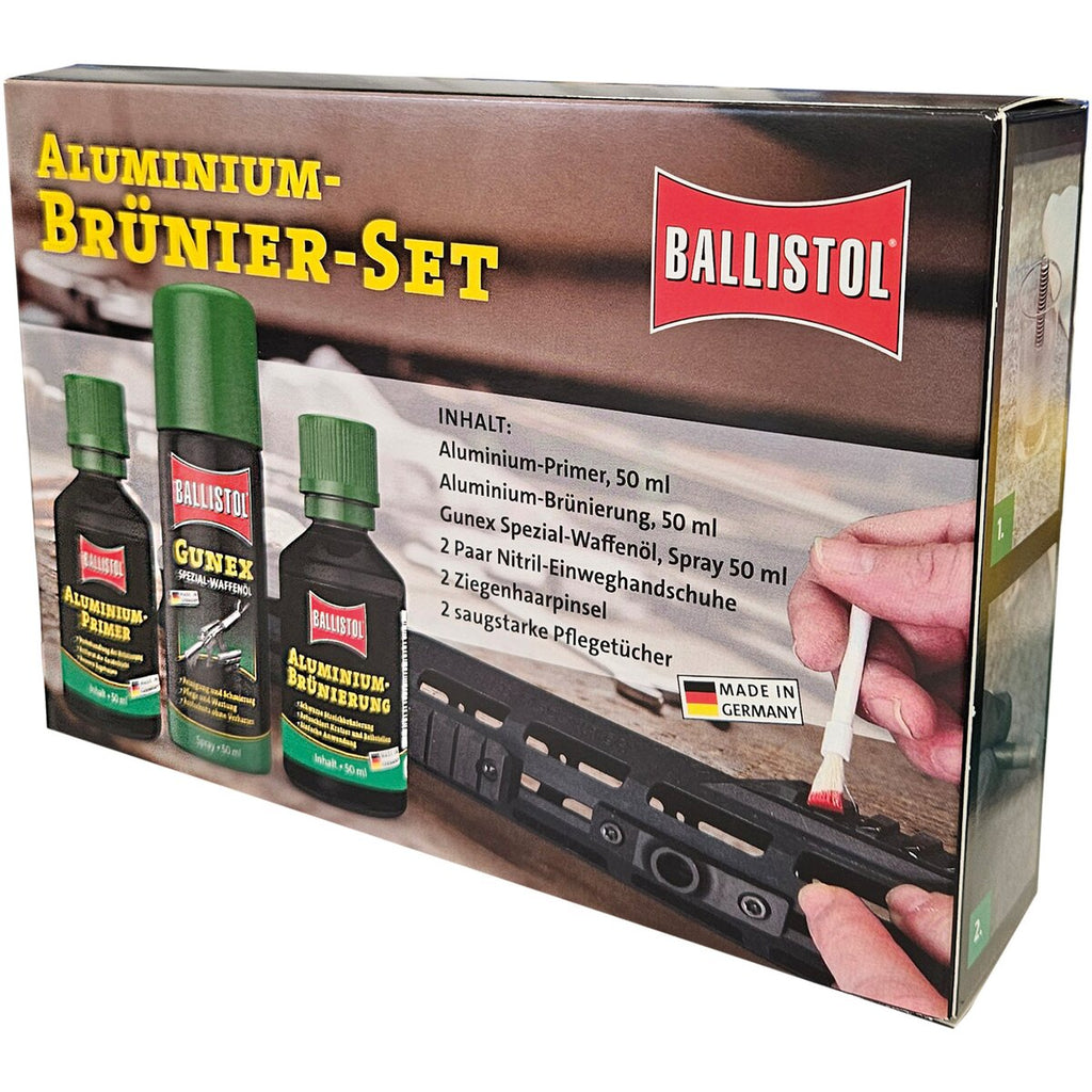 BALLISTOL Aluminium burnishing set – 6 pieces