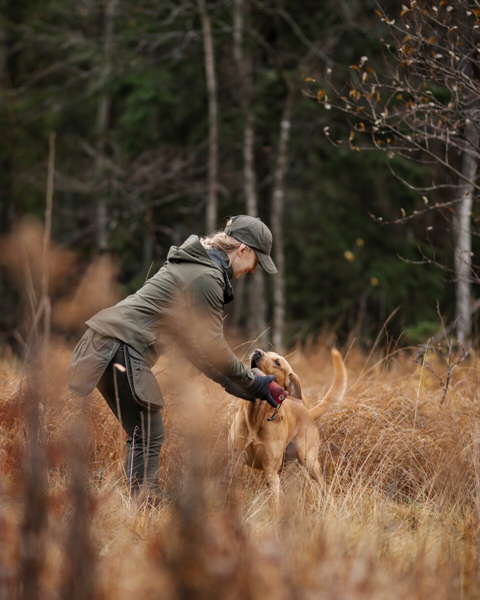 Поясная сумка Pinewood Dog Sports (Мохово-зеленый/Черный)