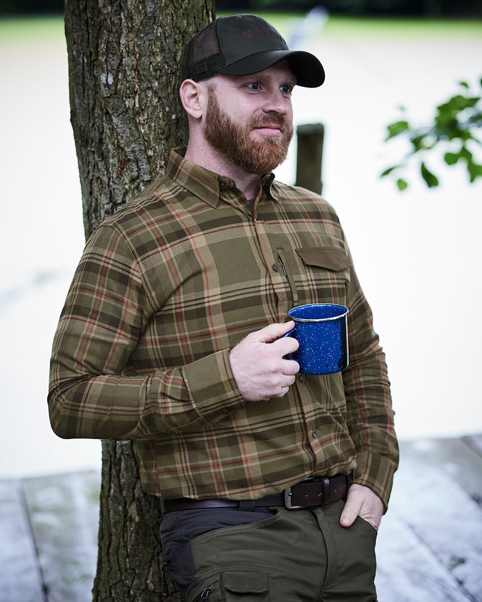 Parforce Rhön hunting shirt (Olive checkered)