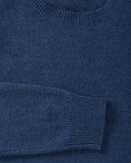 Highmoor Round neck sweater (Blue melange)