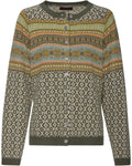 Reitmayer Jacquard cardigan (Brown/Colorful)