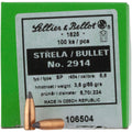 Sellier & Bellot Bullets .224 3.6g/55grs. Tlm (Caliber .224 (5.69 mm)) — Pack of 100 pcs