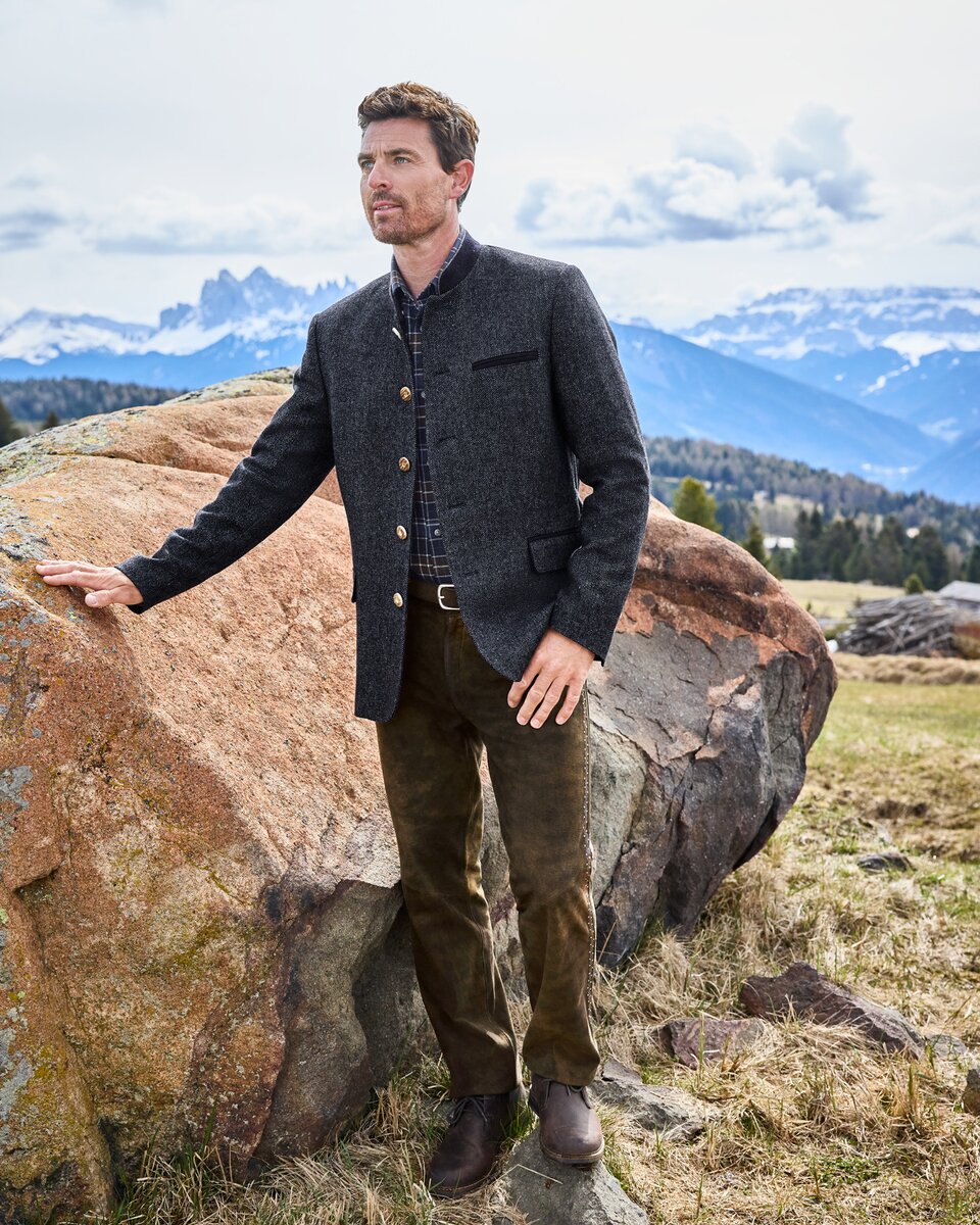 Luis Steindl Long leather pants (Brown)