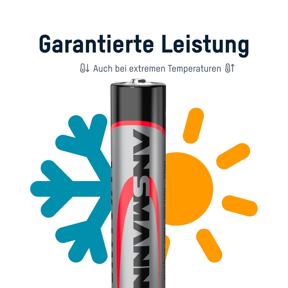 Ansmann sārmu baterijas Micro AAA, 100 gab.
