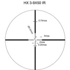 Sightmark Core HX 2.0 3-9x50 rifle scope (Absehen Duplex)