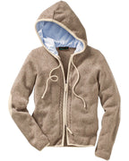 Reitmayer Cardigan with hood (Grey/Green)