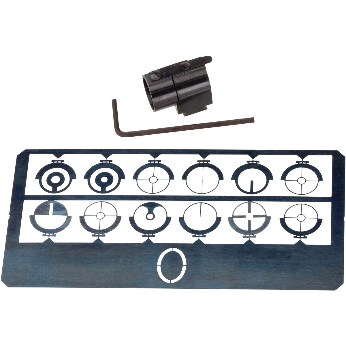 Davide Pedersoli Front sight tunnel with interchangeable insert Sharps