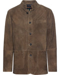 Reitmayer Leather jacket with stand-up collar (Cognac)