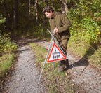 Wald & Forst Warning sign – Beware of hunting