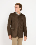 Luis Steindl Jacket with suede look (Brown)