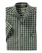 Wald & Forst Oxford check short sleeve shirt (Olive)