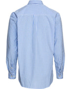 Highmoor Set: Zipper jacket + shirt in Vichy check (Marine)