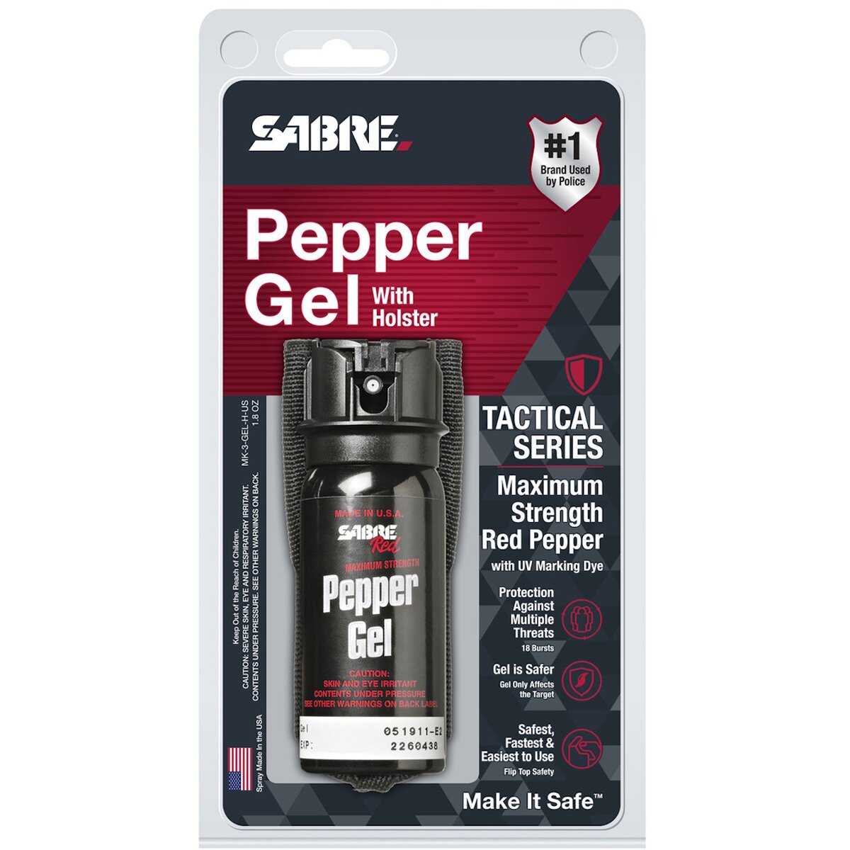 Sabre Red Defense Spray Tactical Gel with Holster 0,045 l