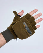 Pinewood Folding fleece gloves (Hunting Green)
