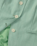 Reitmayer Herringbone stand-up collar jacket (Green)