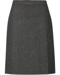 Highmoor Short skirt with pleats (Gray melange)