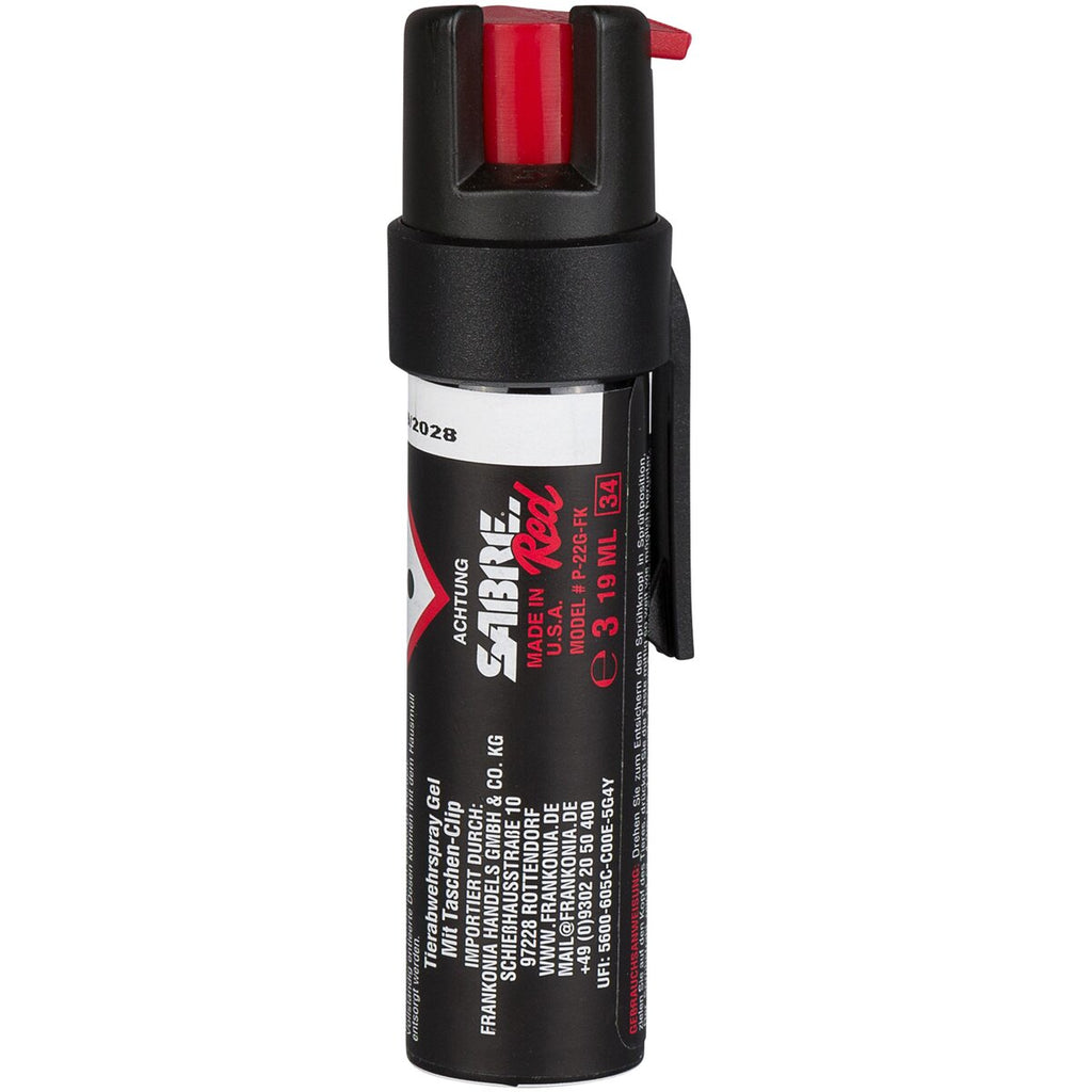 Sabre Red Defense Spray Gel with Clip 0,019 l