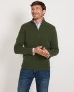 Highmoor Troyer with collar contrast (Green)