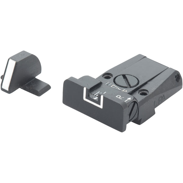 LPA tēmēkļu komplekts priekš Sig Sauer P220, P225, P226, P228 (balta apmale)