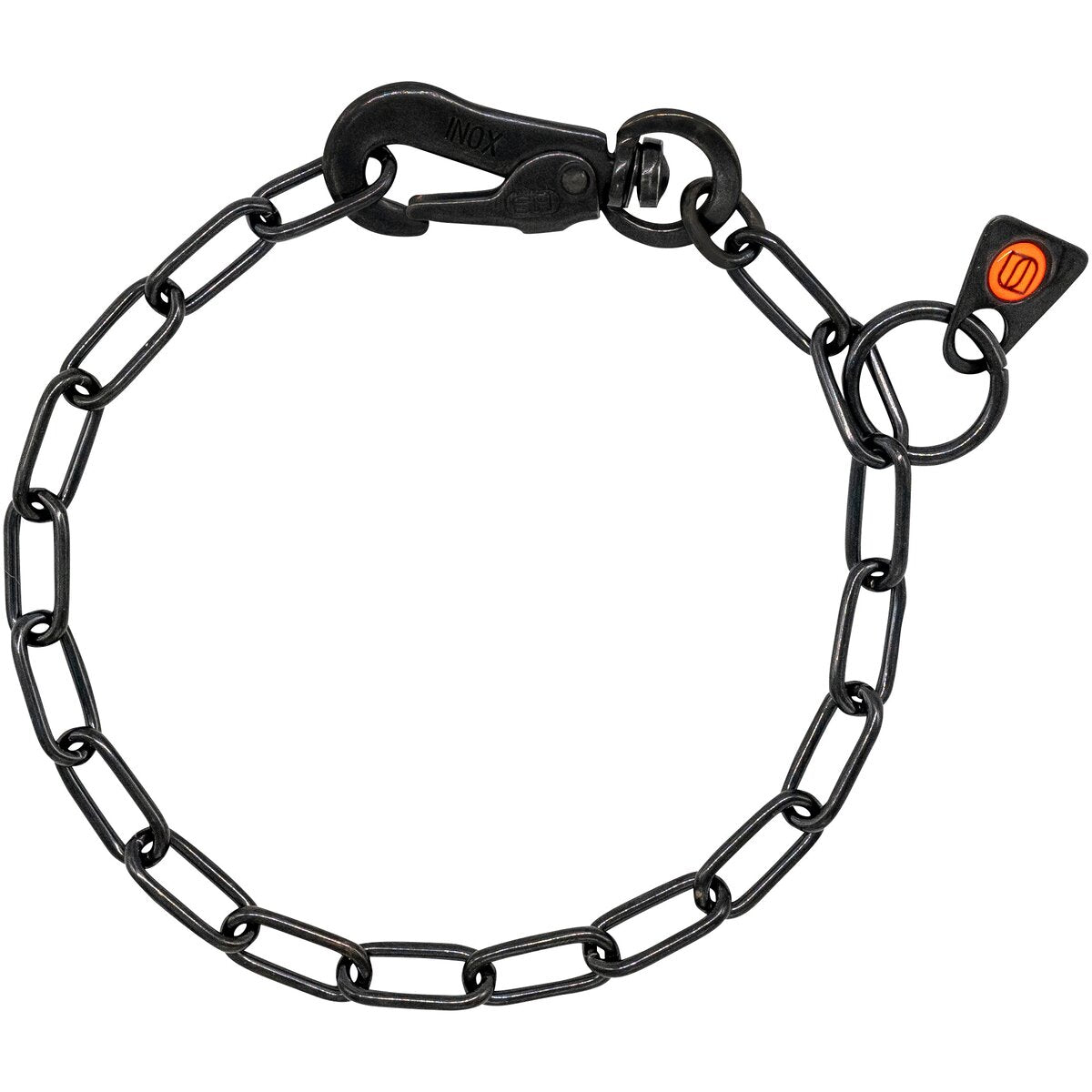 Sprenger Necklace with Sprenger-Hook (Black - 36cm)