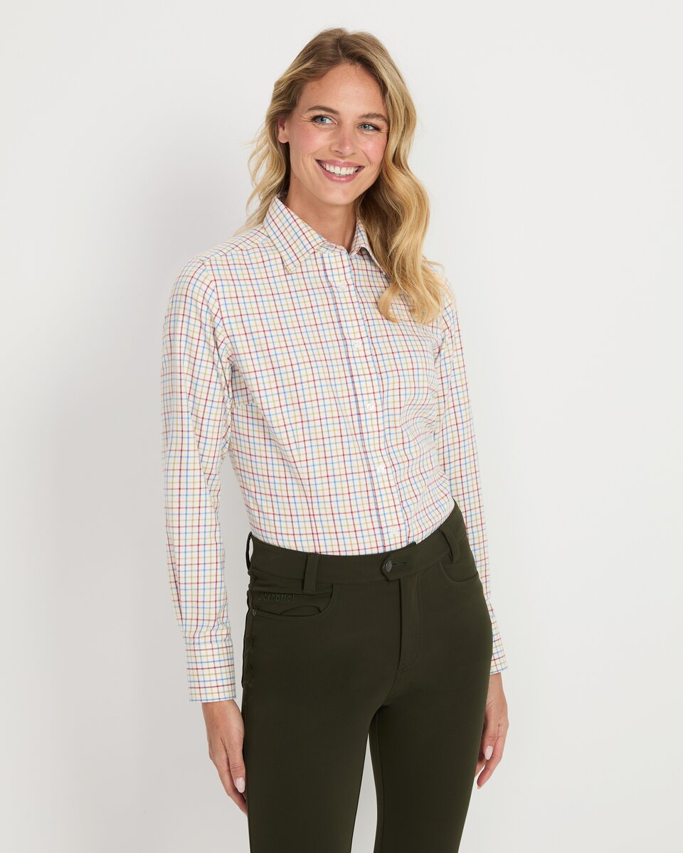 Highmoor Blouses in a double pack (Blue/White with Tattersall)