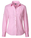 Luis Steindl Vichy check blouse (Light Blue)