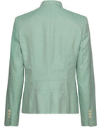 Reitmayer Herringbone stand-up collar jacket (Green)