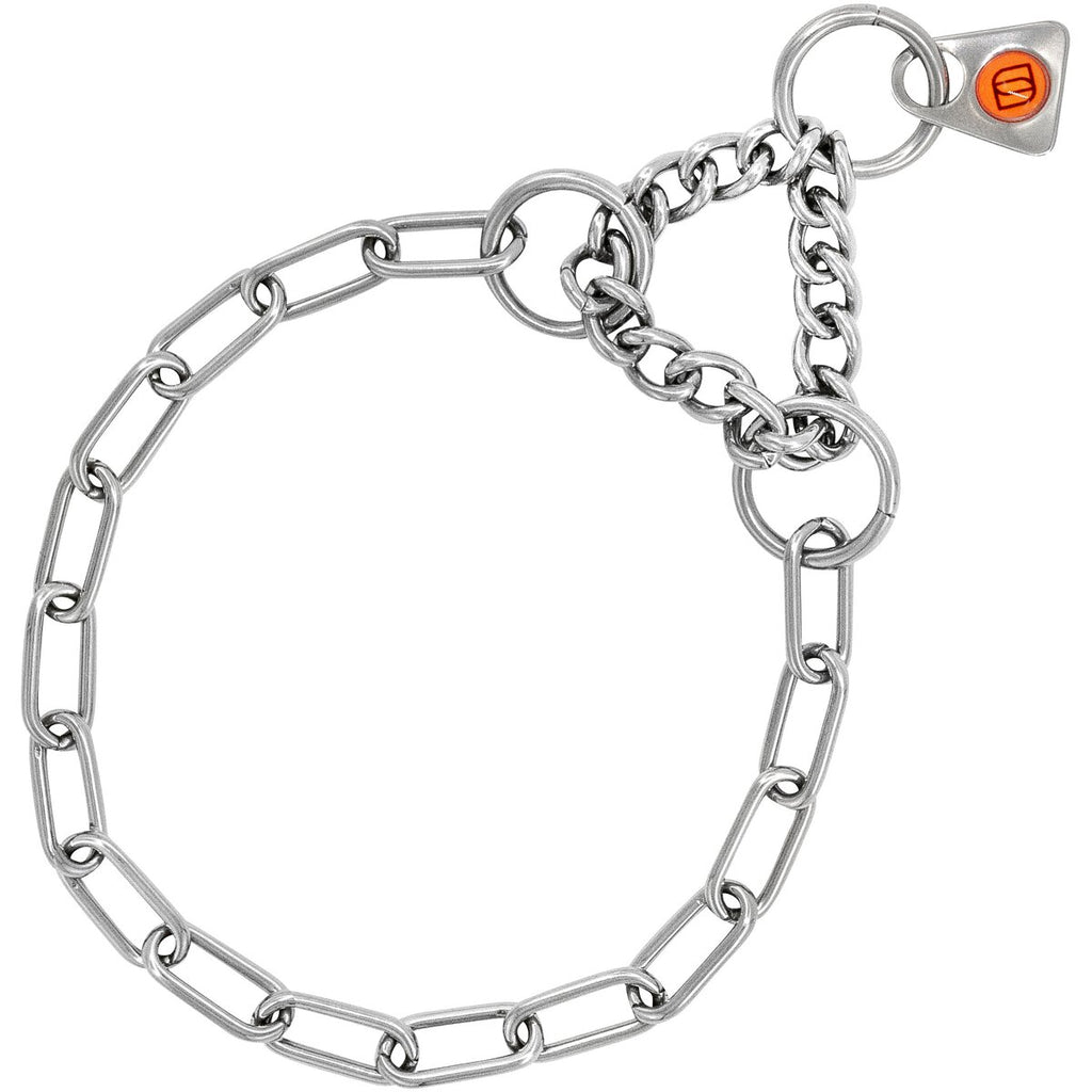 Sprenger Necklace with tension limiter – long links (Silver - 30cm)