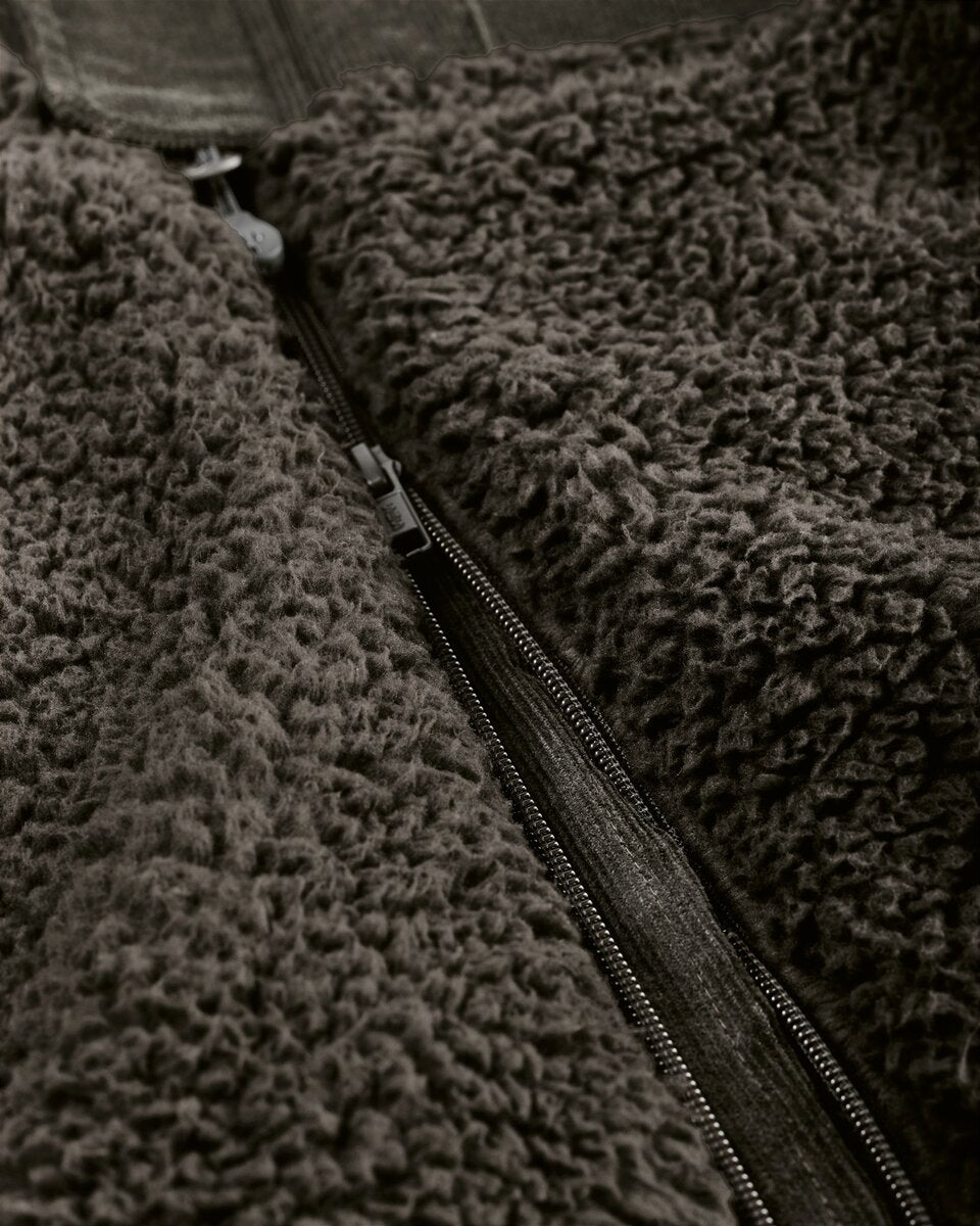Parforce Pile fleece jacket corduroy (Olive brown)