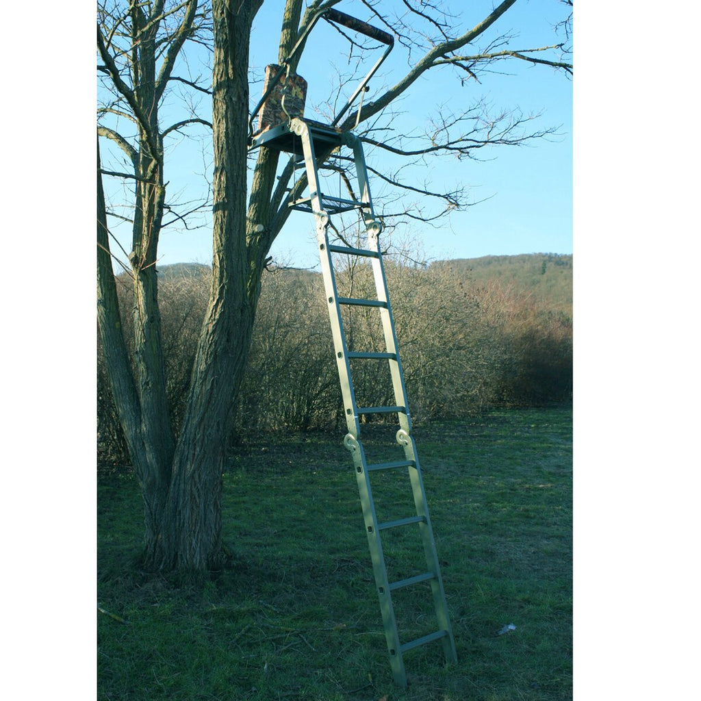 Berger & Schröter Aluminum seat ladder – foldable