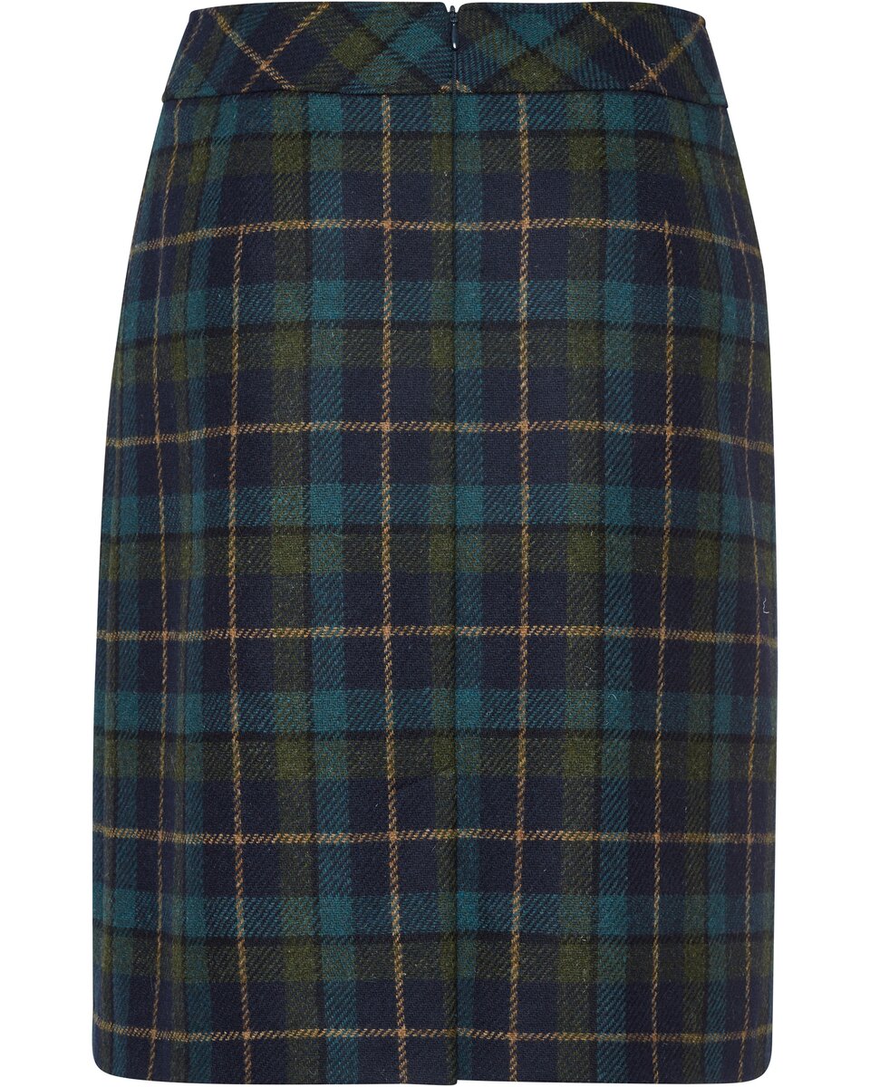 Highmoor Check skirt (Dark blue/green)